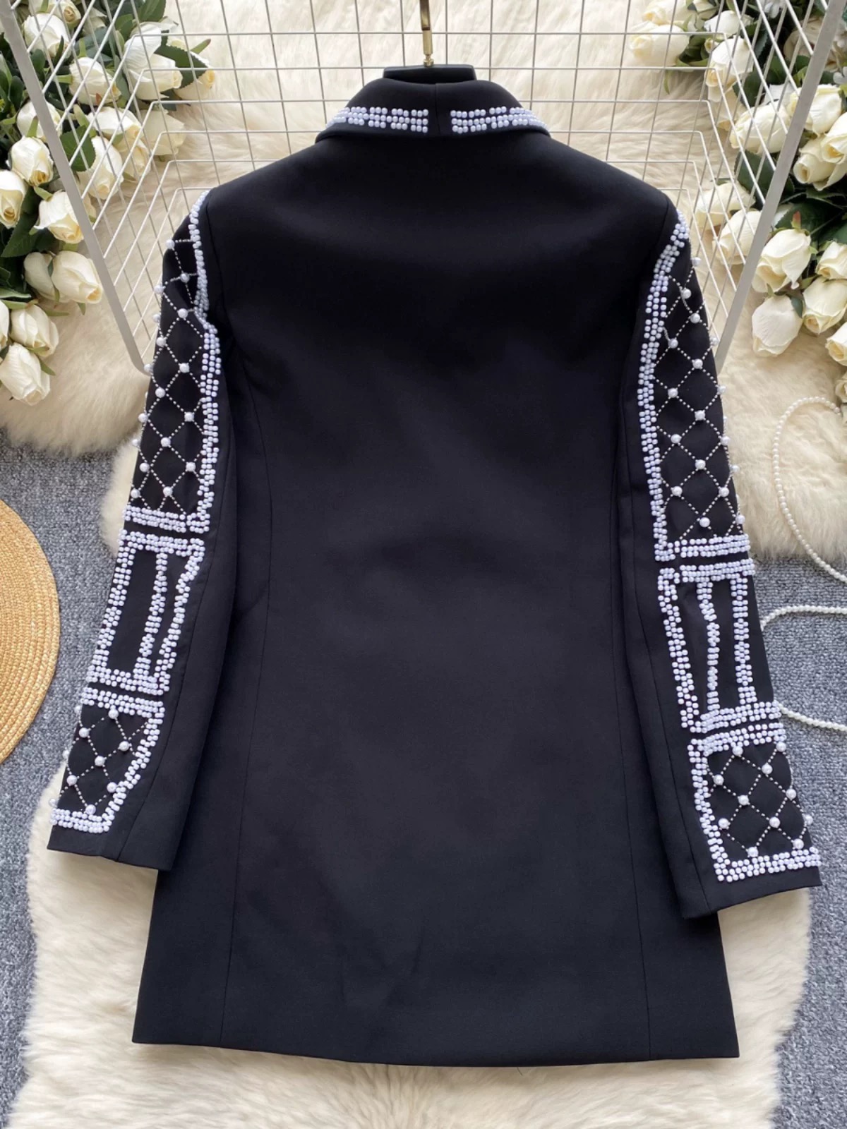 Flashy never trashy pearl blazer BL166 image