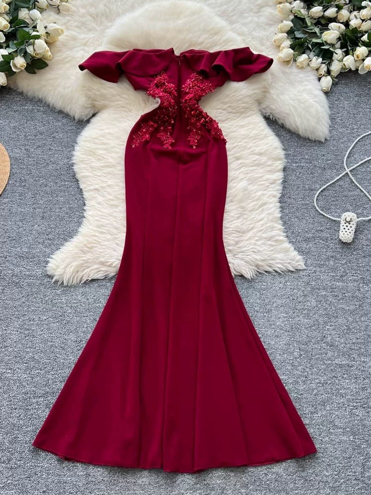 Moroccan nights designer dress EVD166 image