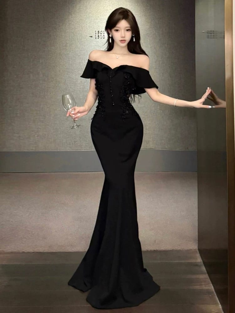 Moroccan nights designer dress EVD166 image