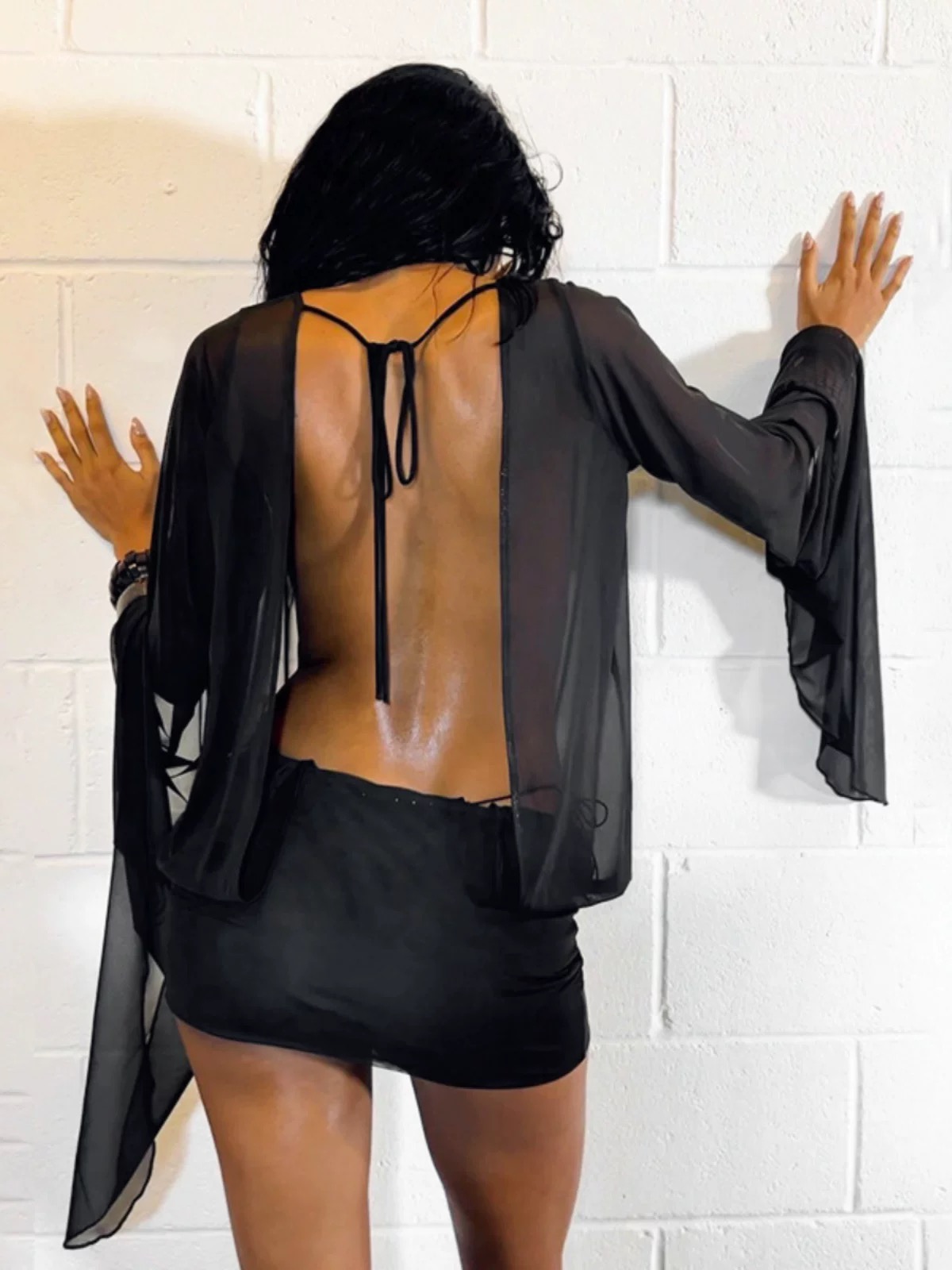 Perfect night mesh dress  CD732 image