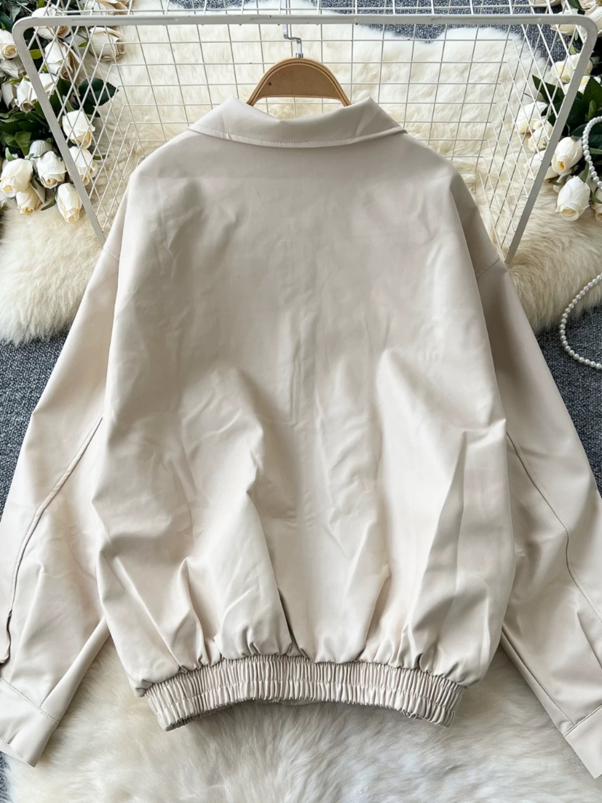 Melania leather jacket LJ130 image