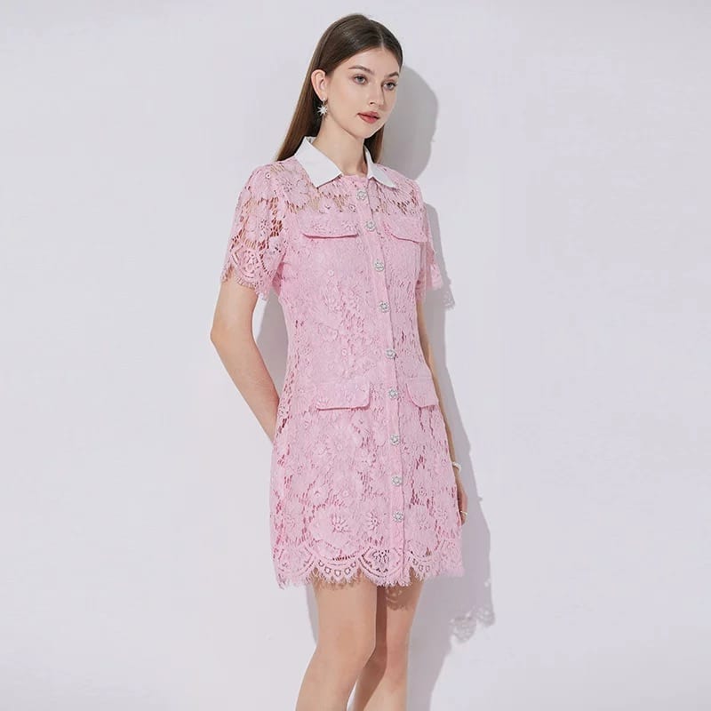 Cool girl lace dress FBC397 image