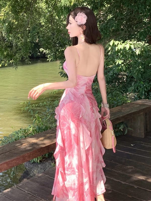 Legendary babe floral dress CD729 image