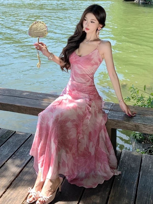 Legendary babe floral dress CD729 image