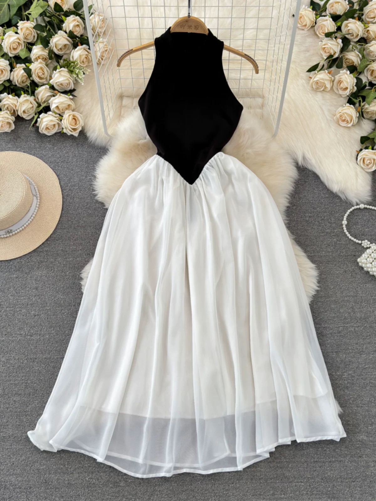 Warm nights in Maldives dress CD1948