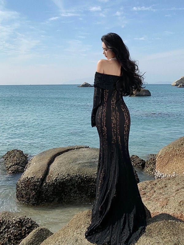 Simple and sweet lace dress CD1638 image