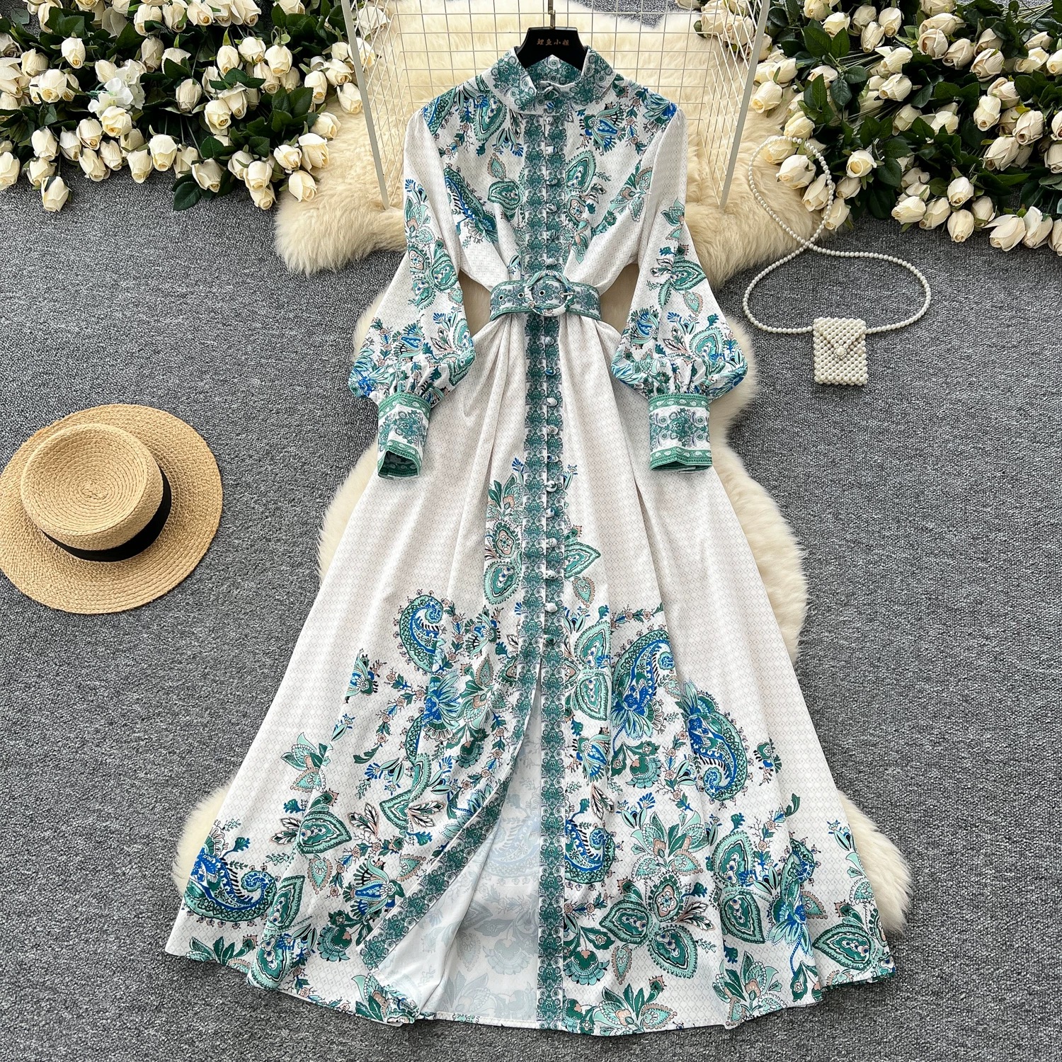 Summer stunner print dress ED184 image