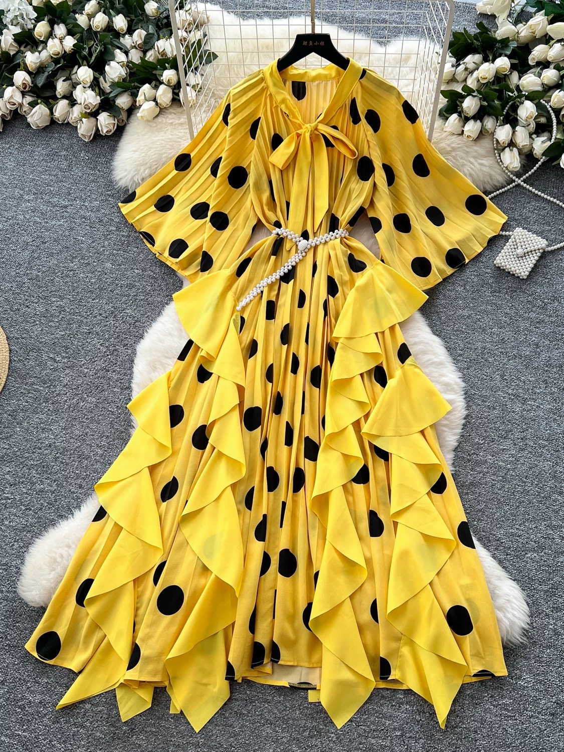 Find your love polka dress  FD454
