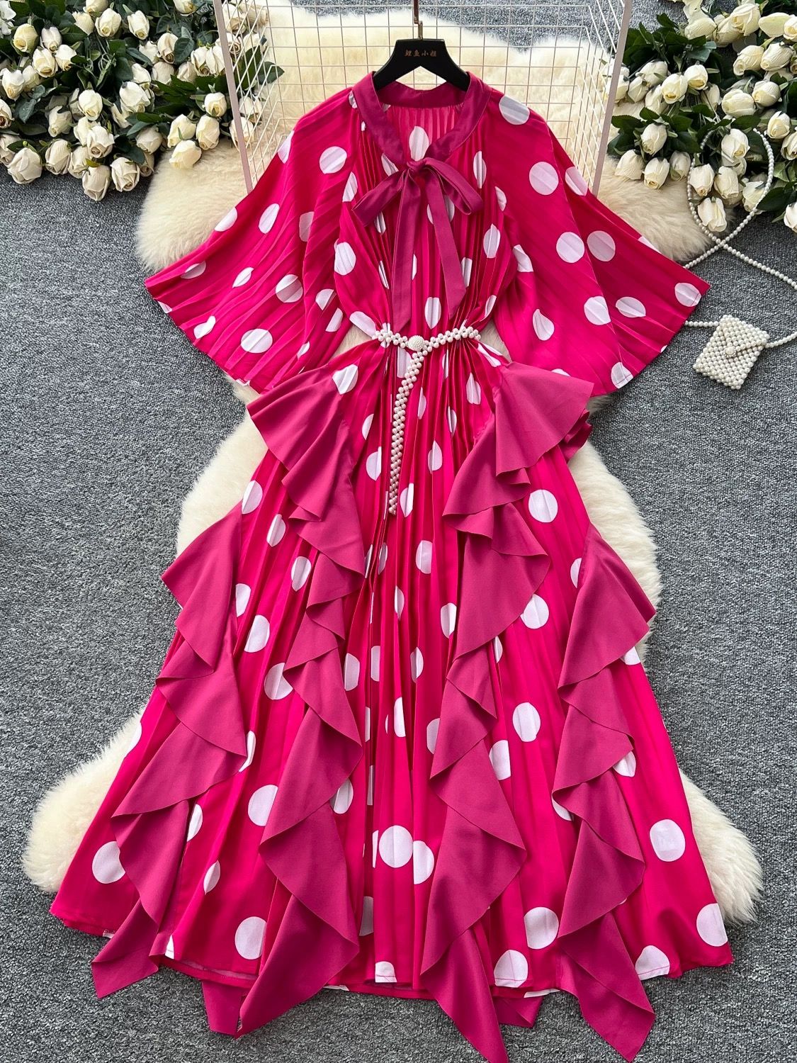 Find your love polka dress  FD454 image