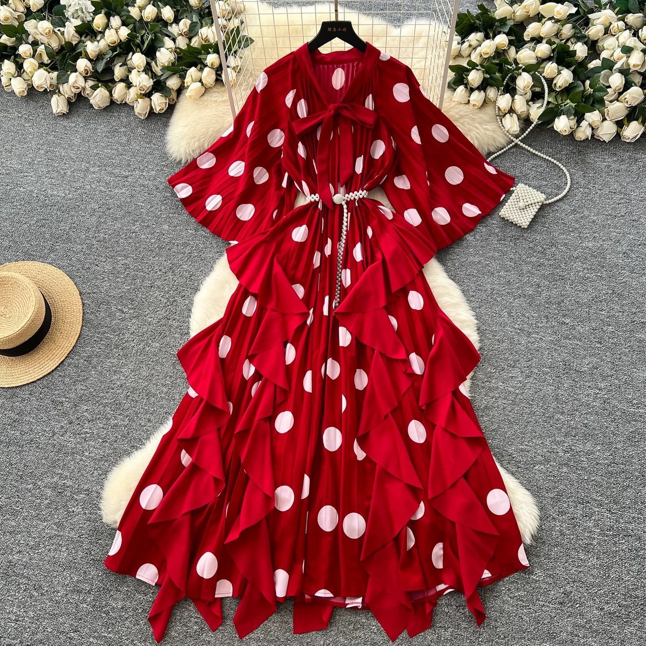 Find your love polka dress  FD454 image