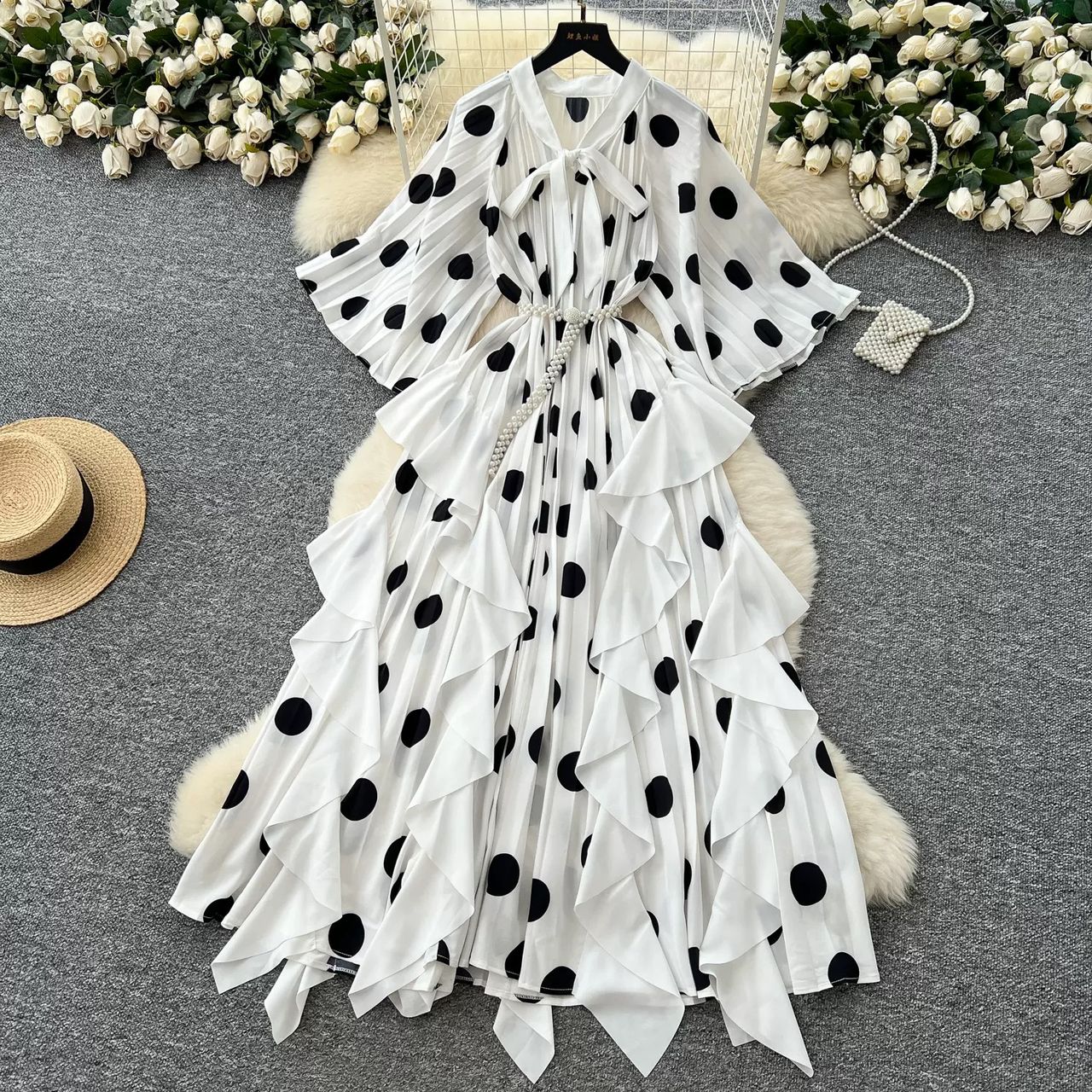 Find your love polka dress  FD454 image