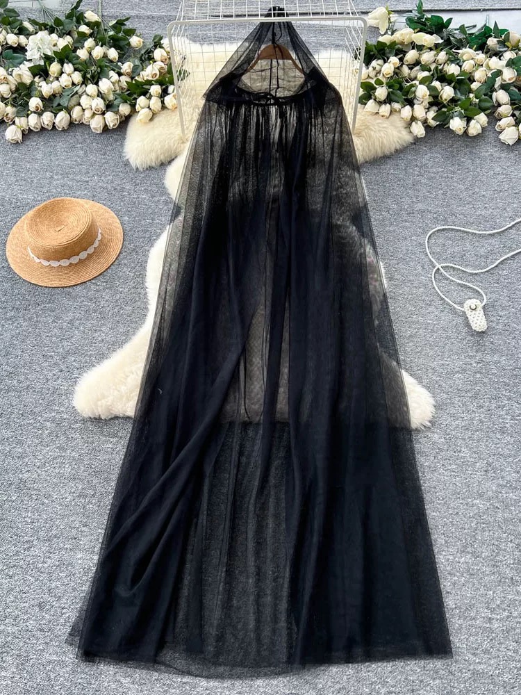 Cutting you off cape dress CD586
