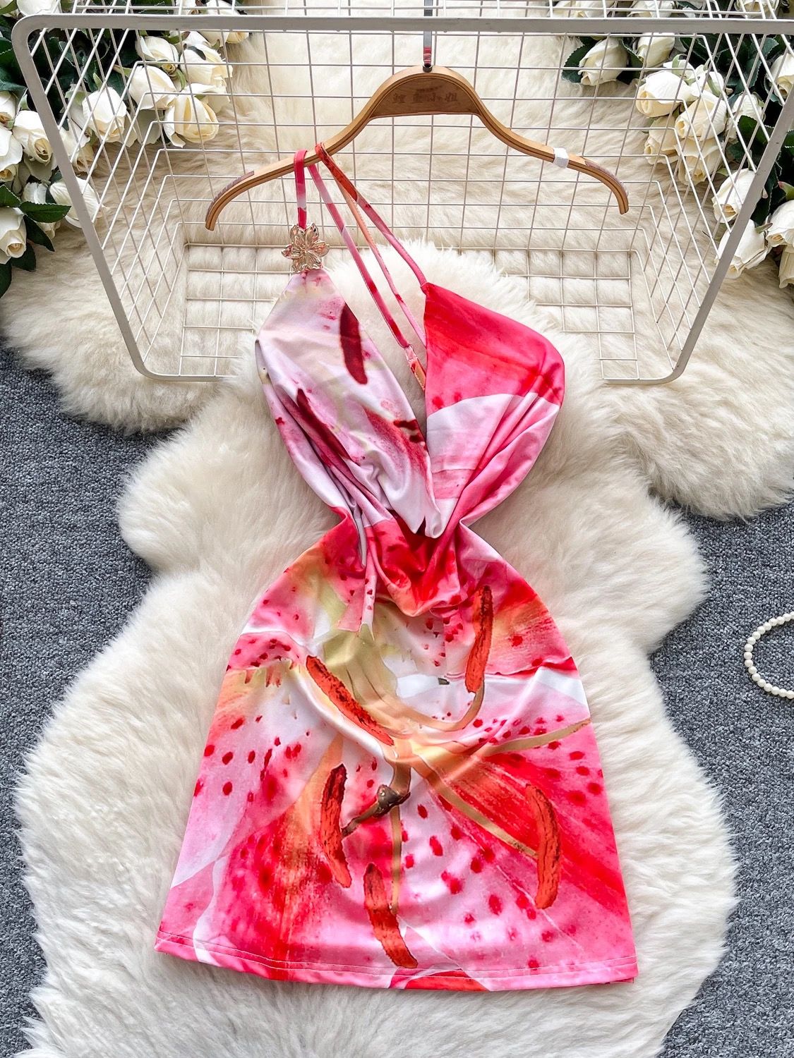 Life is sweet floral dress CD587 image