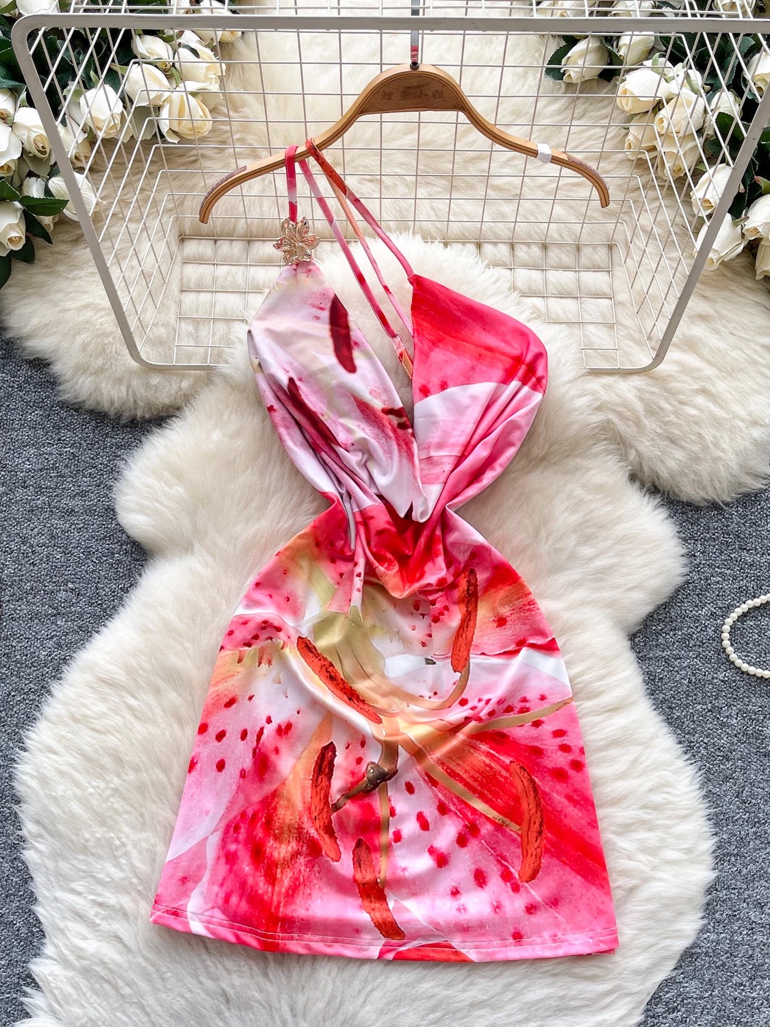 Life is sweet floral dress CD587