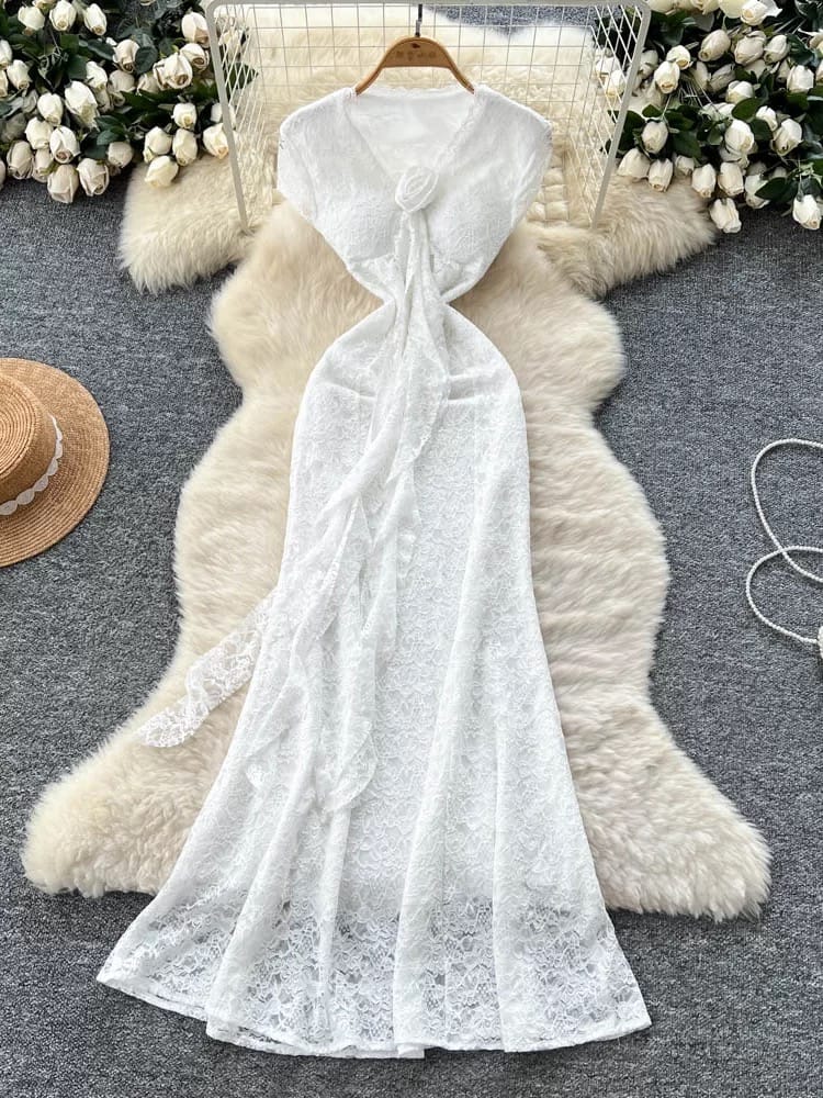 Evening date lace dress FD518 image