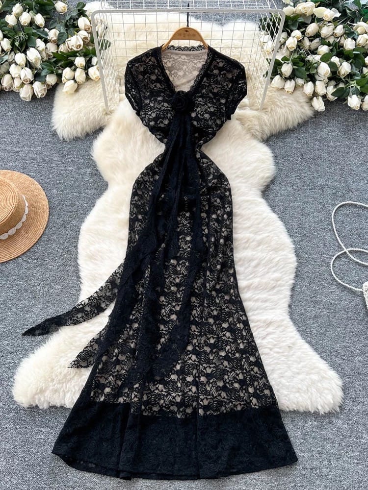 Evening date lace dress FD518
