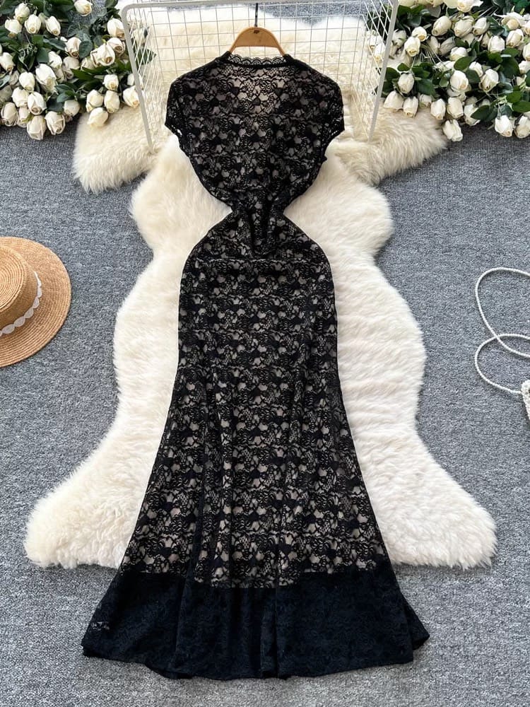 Evening date lace dress FD518 image