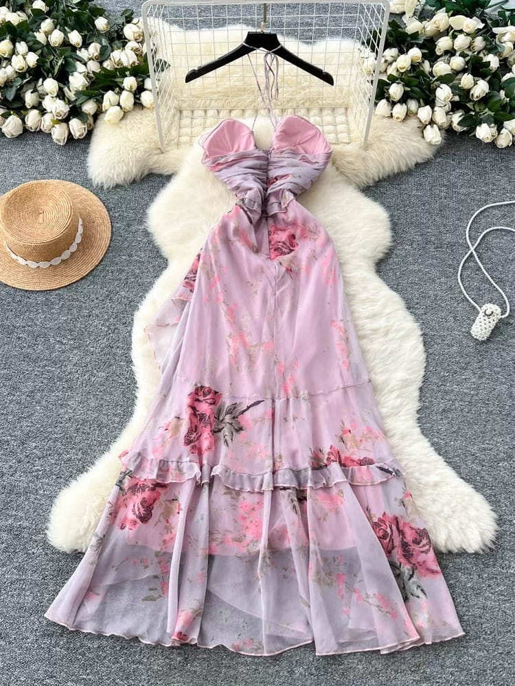Boujee picnic paint dress CD381 image