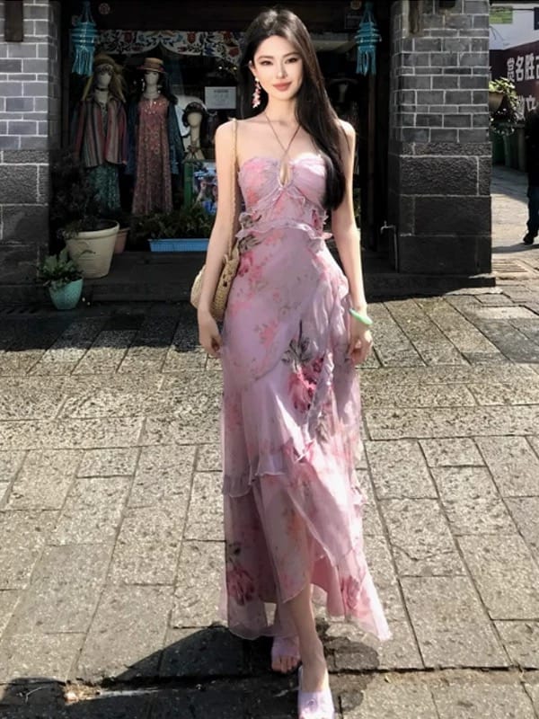 Boujee picnic paint dress CD381 image