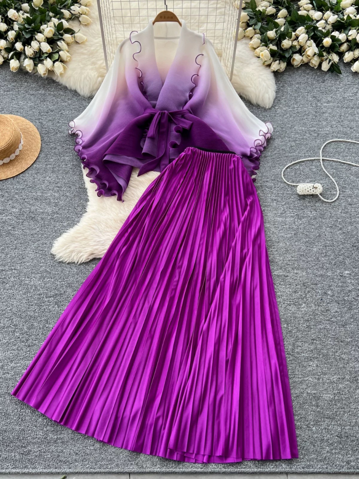 A touch of elegance silk set FTP259