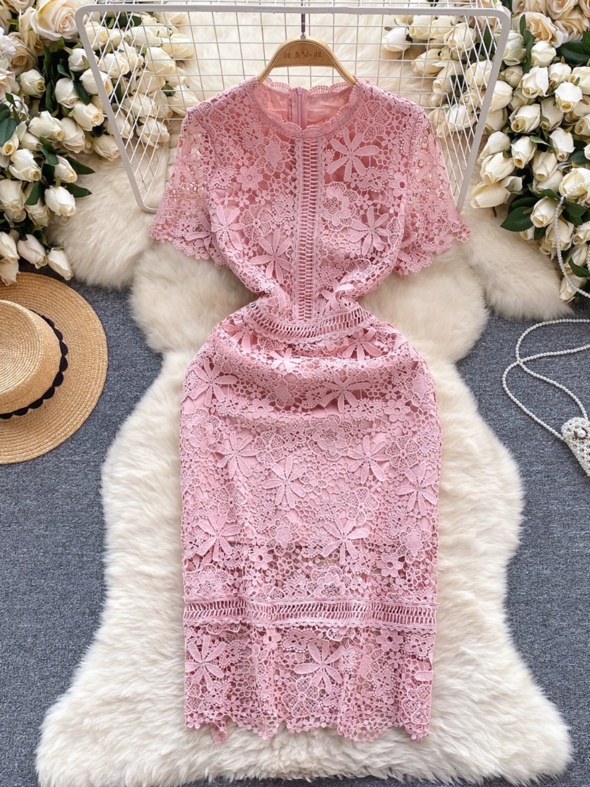 Mykonos goddess lace dress EBC173