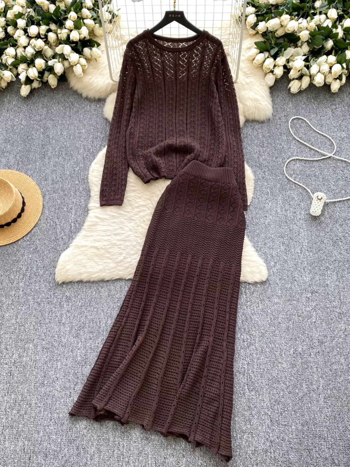 Love is the answer knitted set KTP280 image