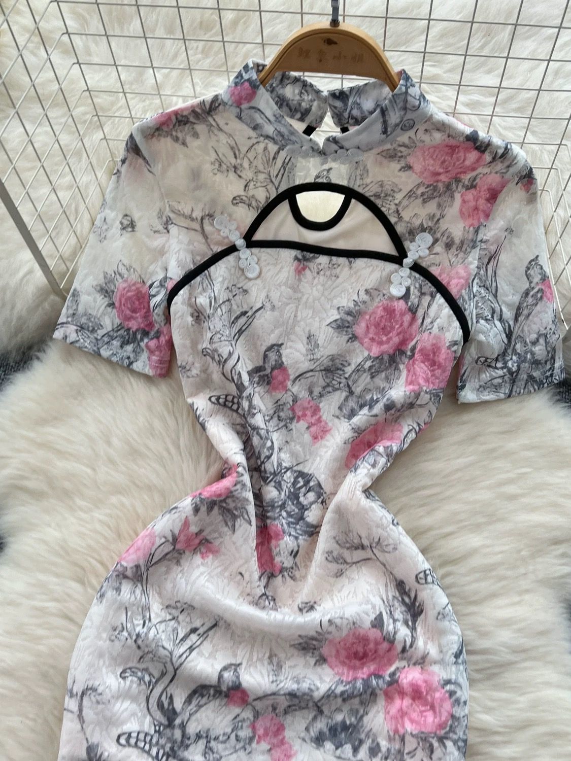 Send me a postcard qipao dress Q222 image