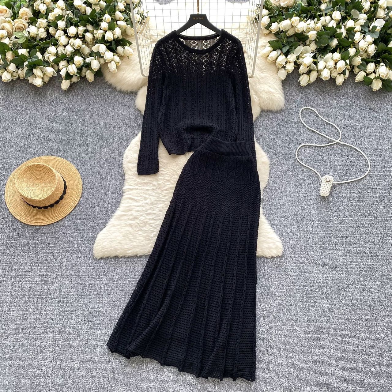 Love is the answer knitted set KTP280 image