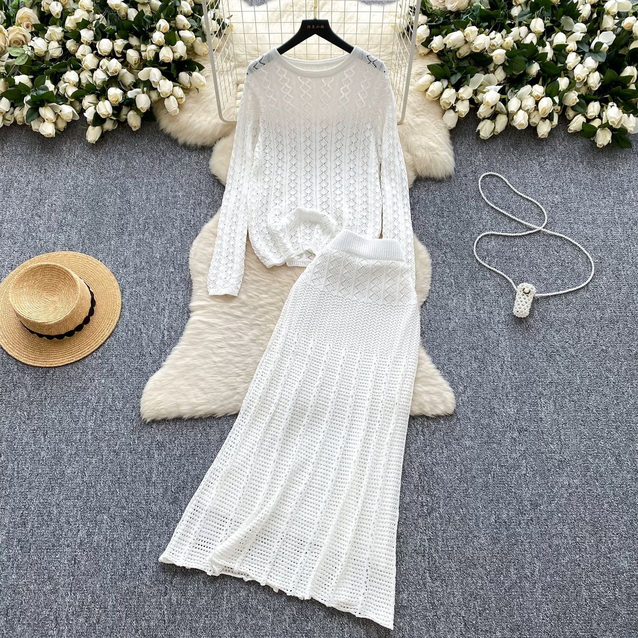 Love is the answer knitted set KTP280 image