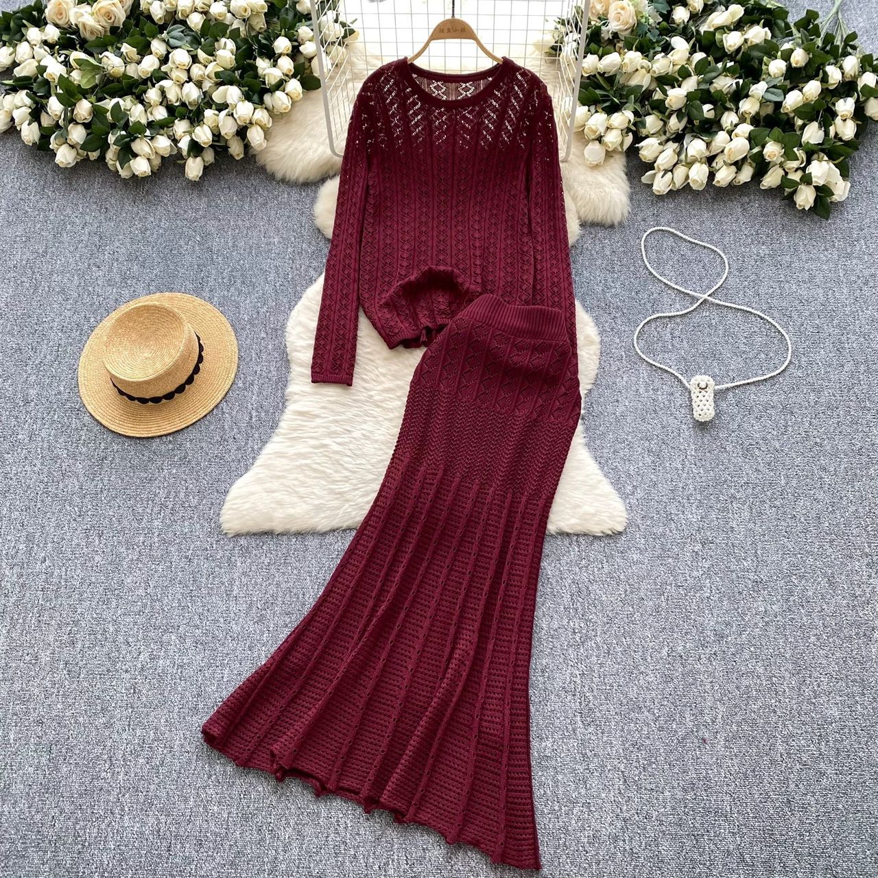 Love is the answer knitted set KTP280 image