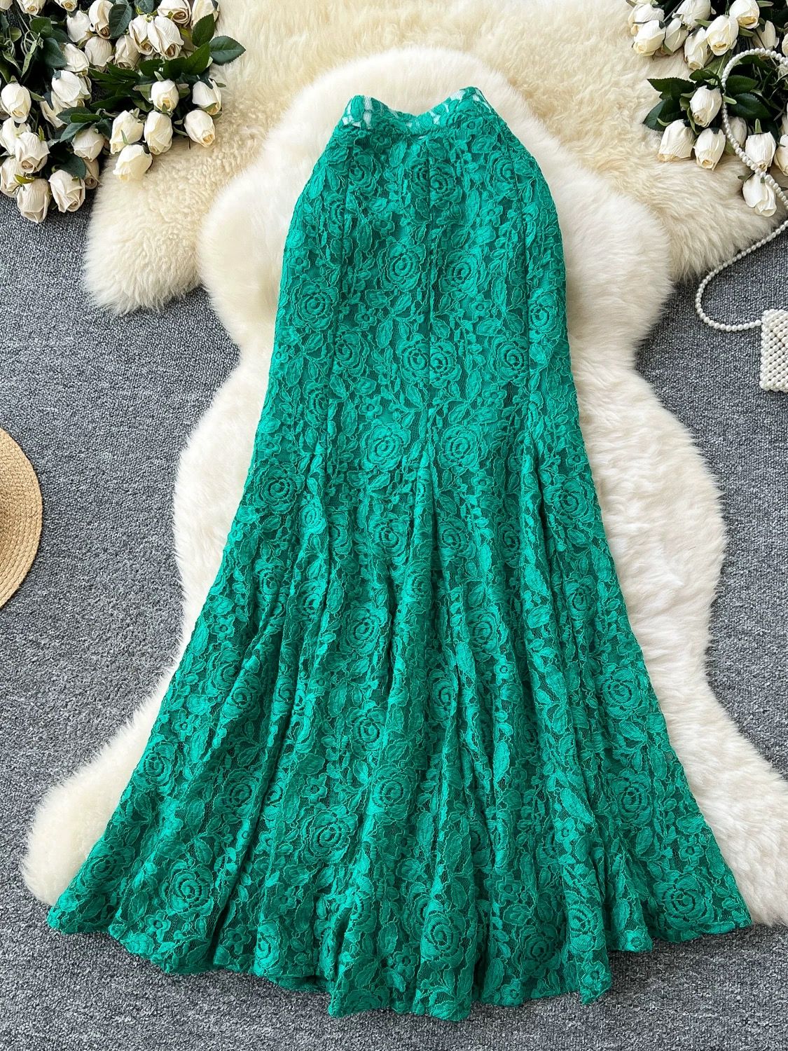 Paris lady lace skirt FS142 image