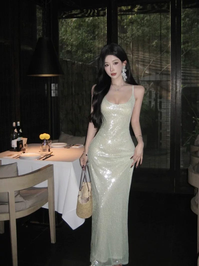 Let me talk sequin dress FD702 image