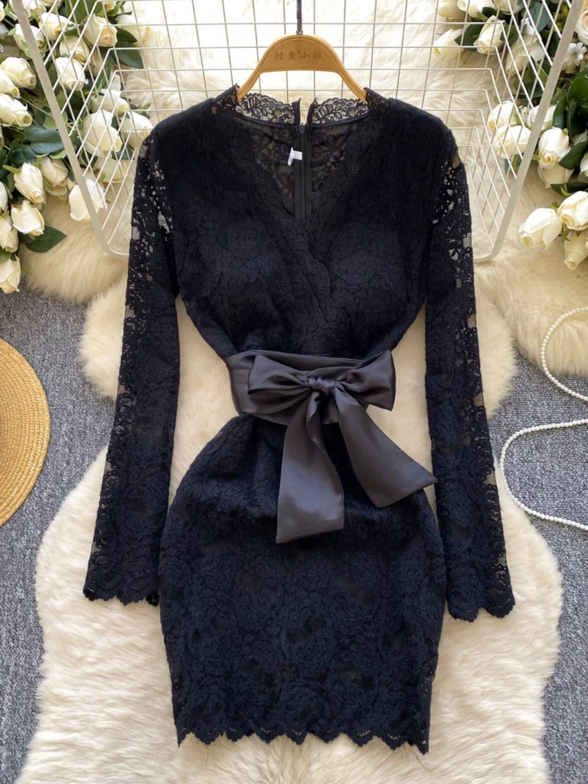 Endless beauty lace dress FBC452 image