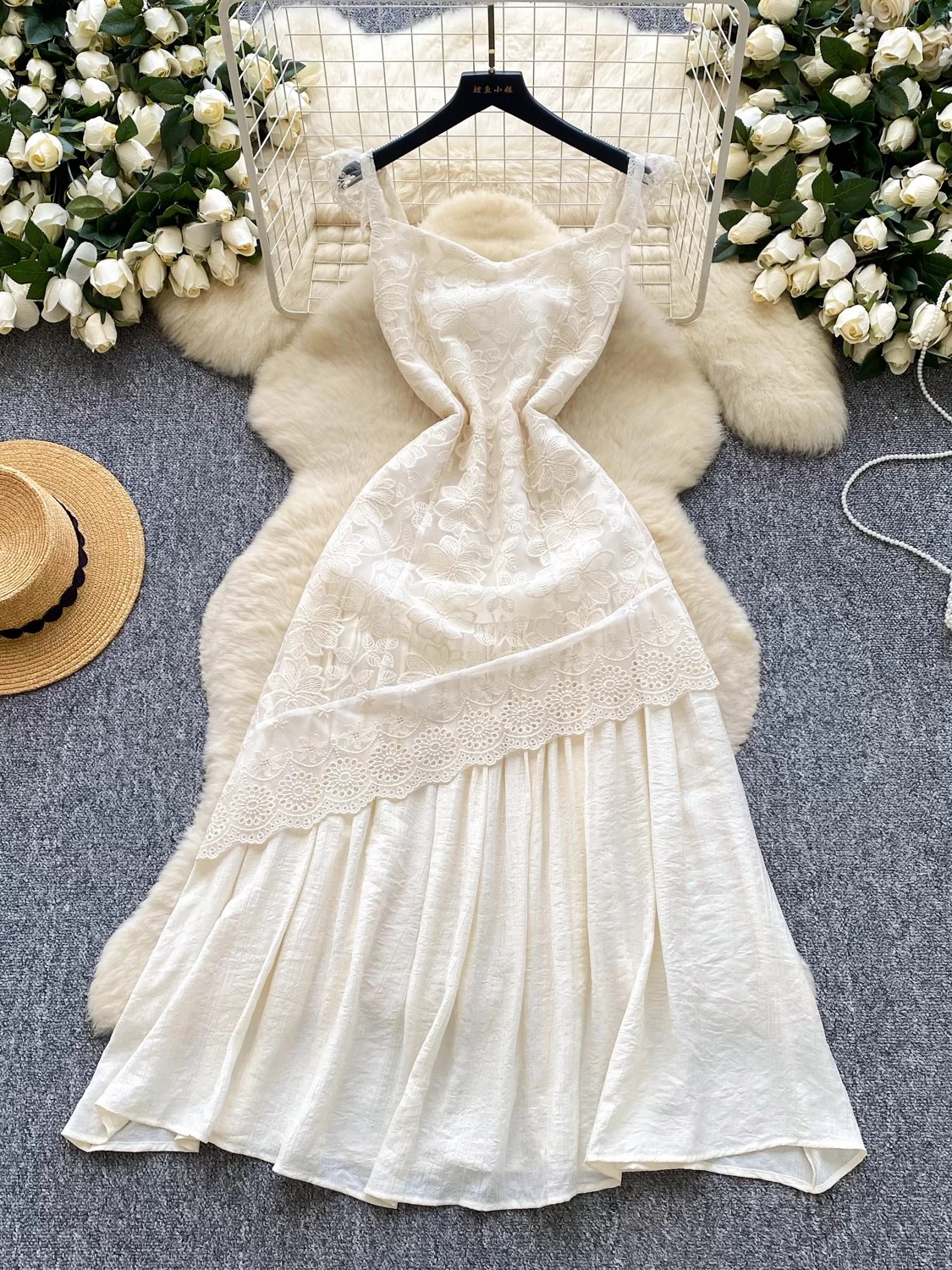 Chill with me lace dress CD561
