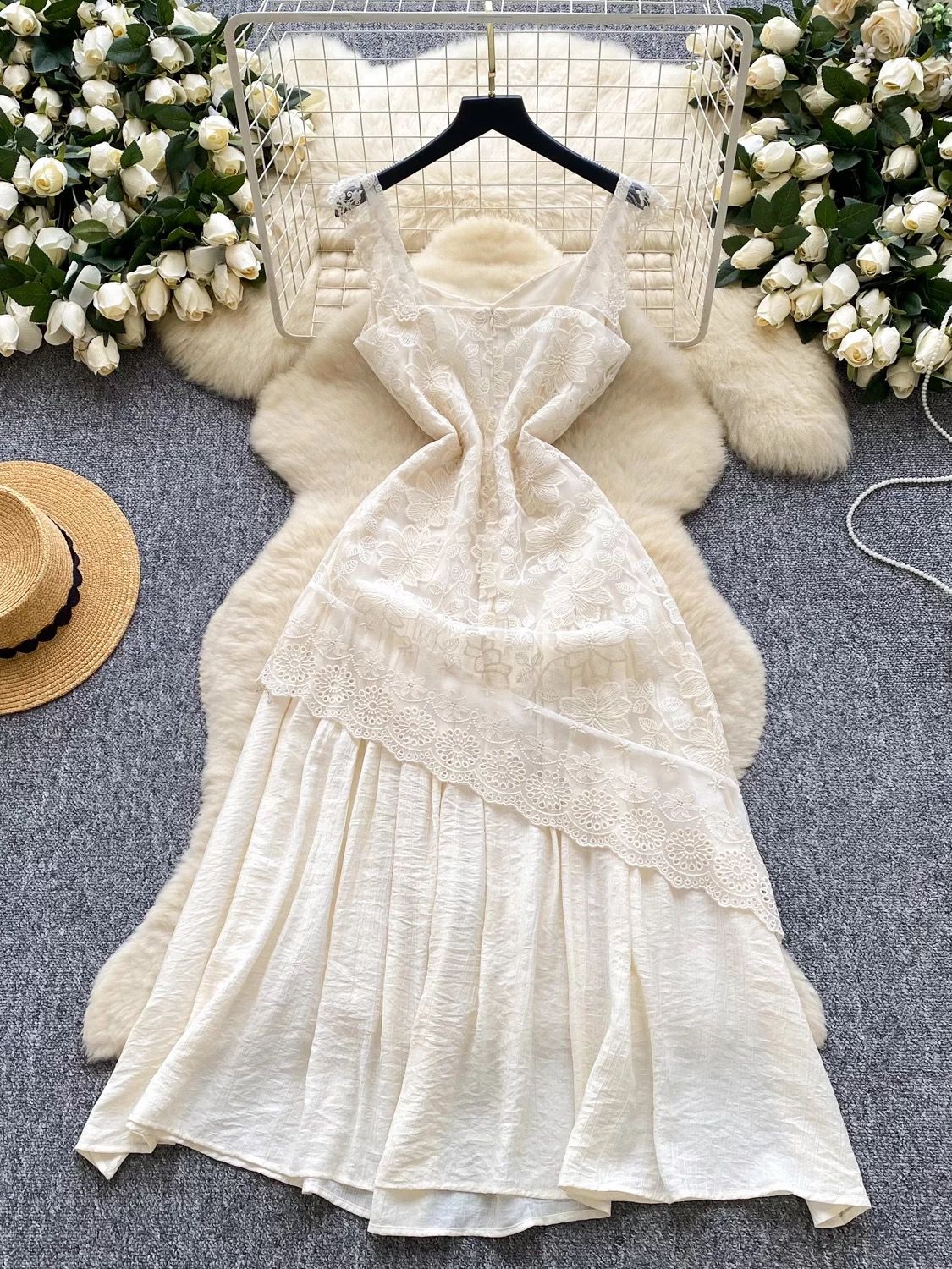 Chill with me lace dress CD561 image