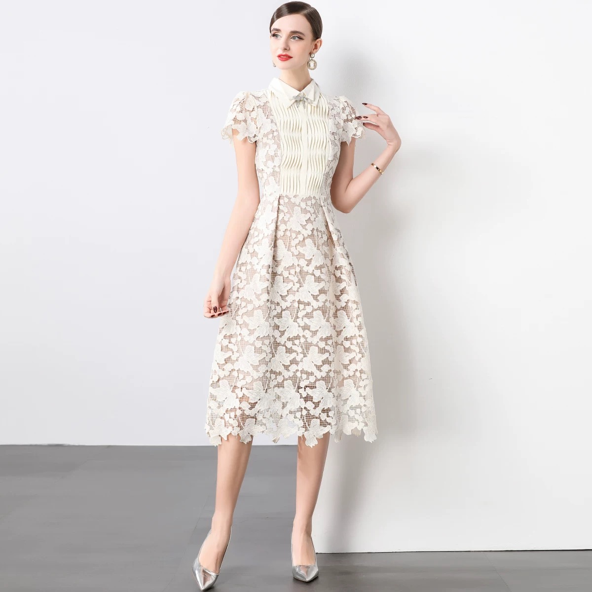 Only for tonight lace dress FD699 image