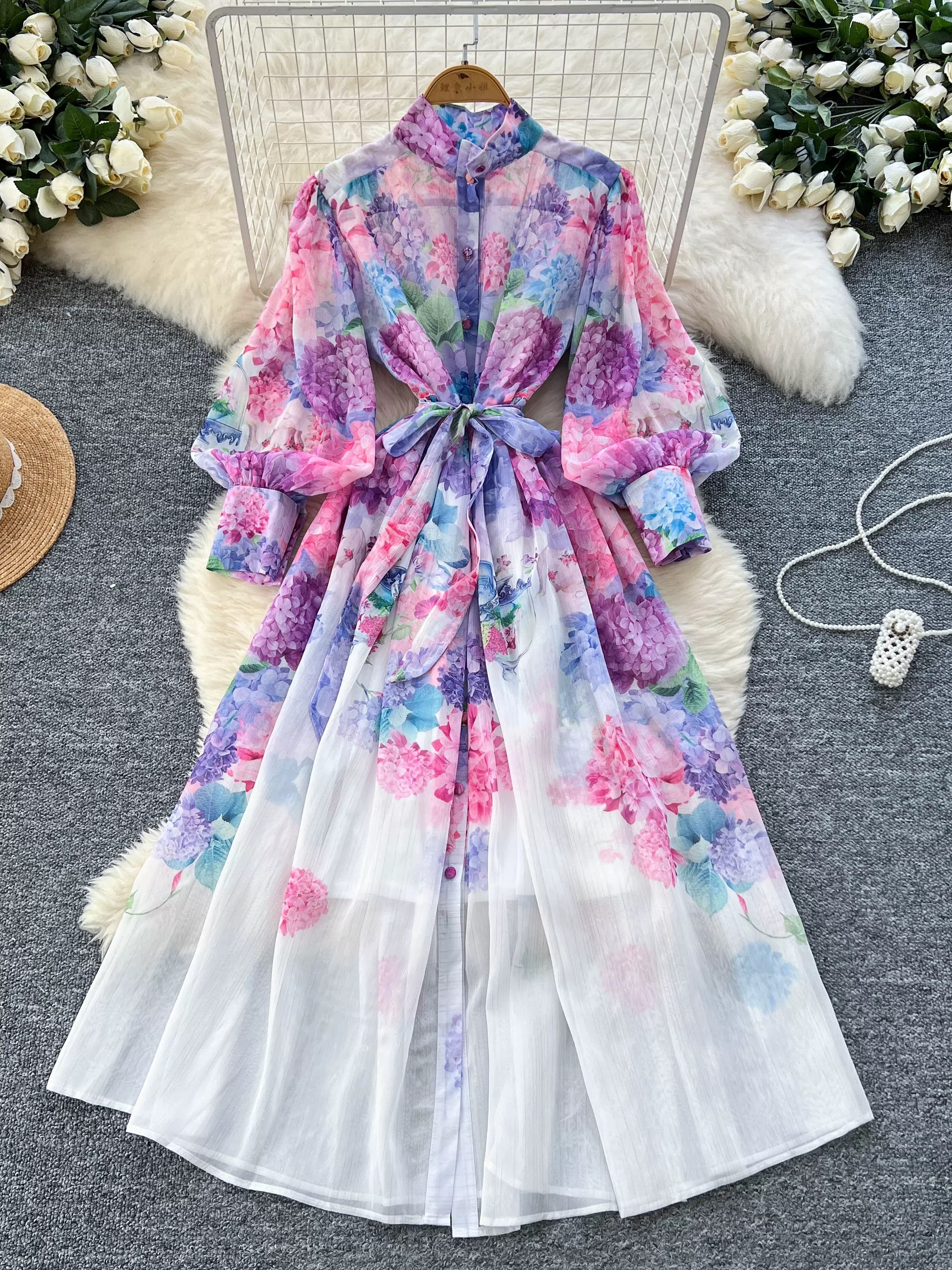 Come and see me print Dress ED190