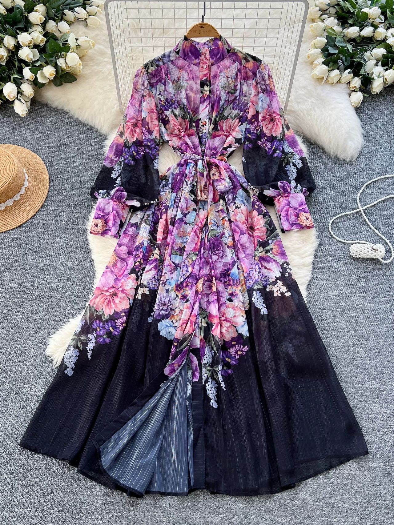 Come and see me print Dress ED190 image