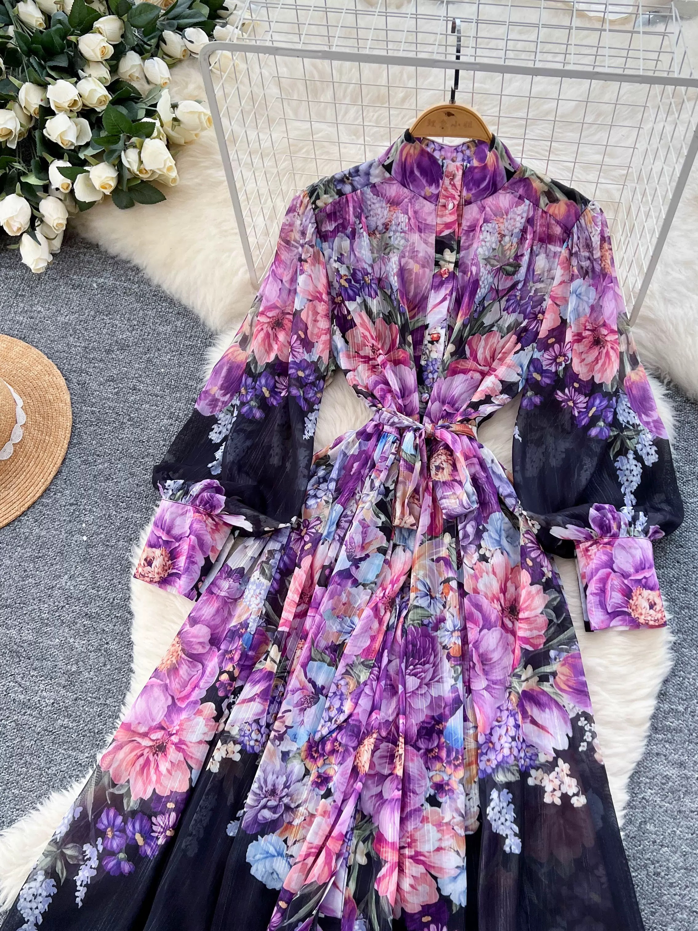 Come and see me print Dress ED190 image