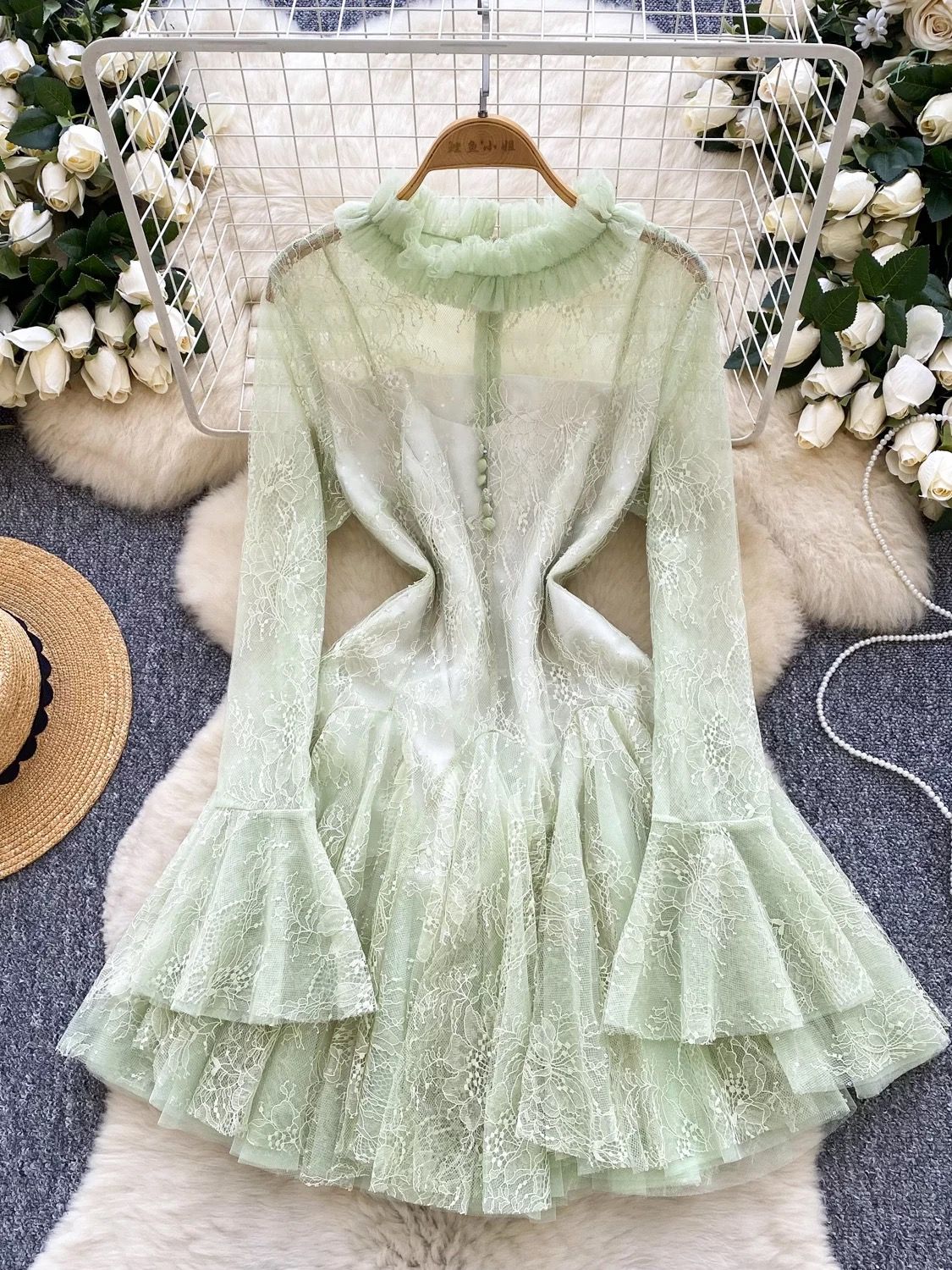 Marilyn Monroe lace dress FD347 image