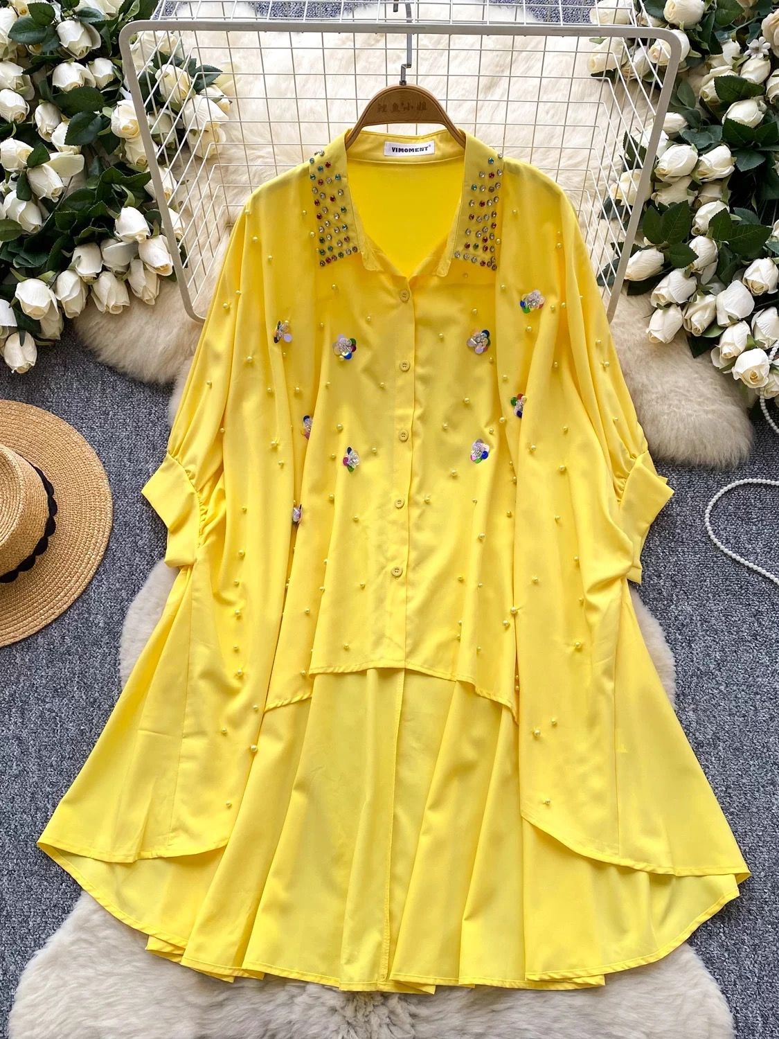 Cherie rose shirt dress SD110 image
