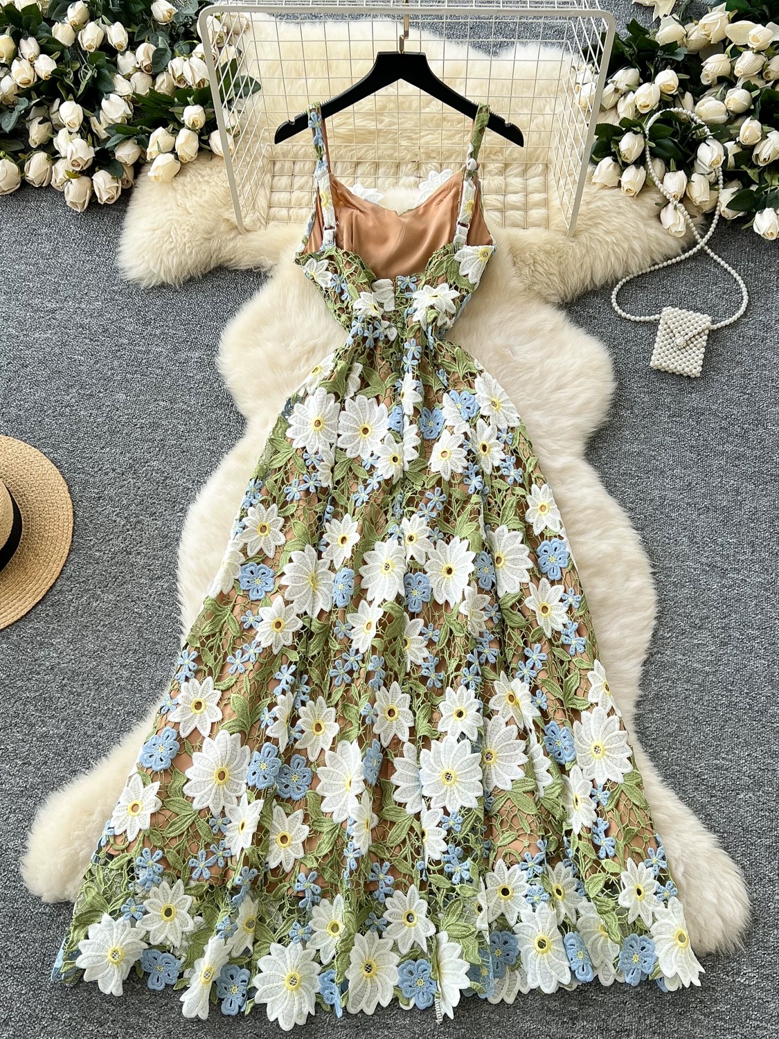 Formal vibe lace dress FD981 image