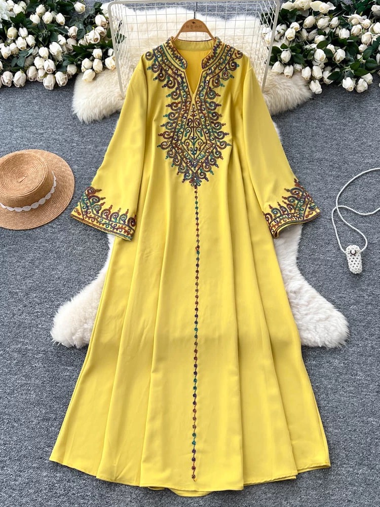 Don’t bother embroidery embellished  dress CD541