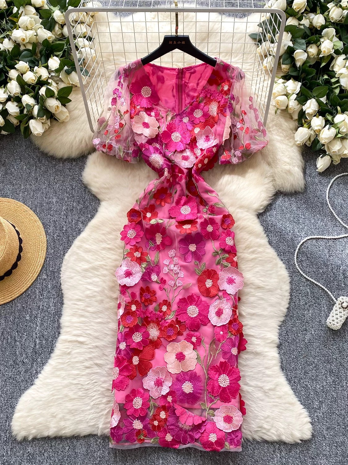 Wild thoughts floral dress FBC385
