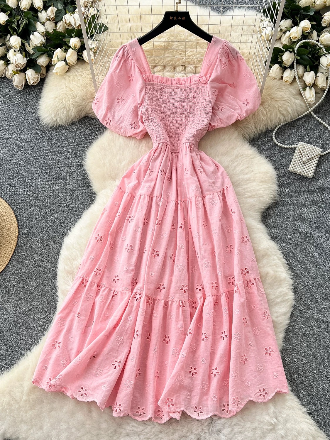 Save a seat lace dress CD376