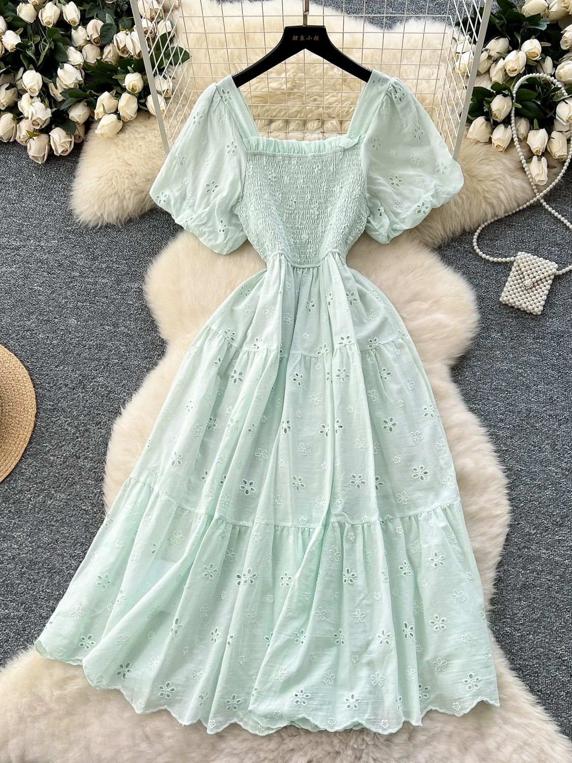 Save a seat lace dress CD376 image