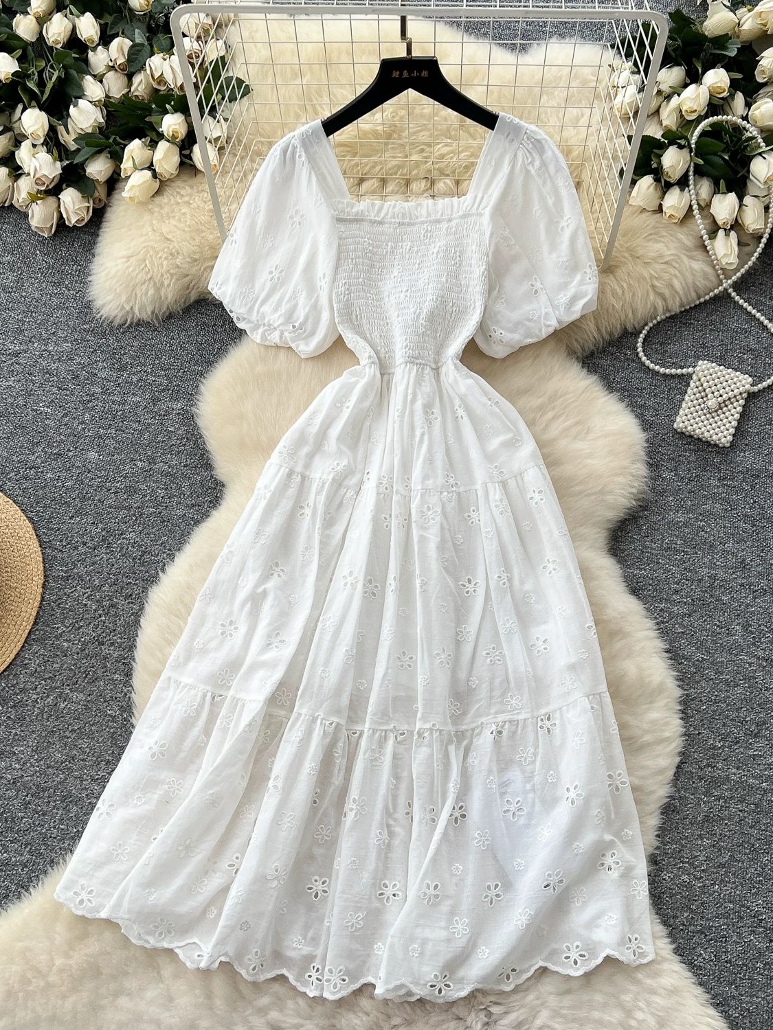 Save a seat lace dress CD376 image