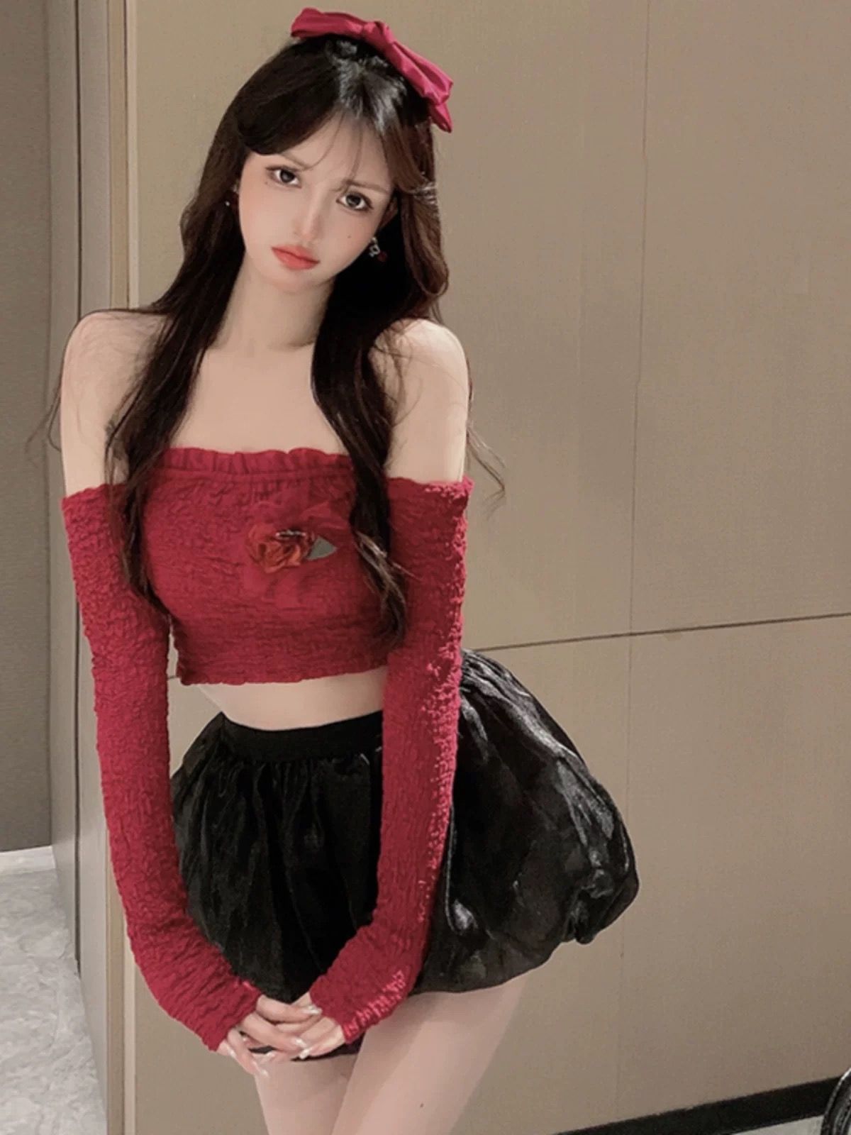 Too little too late mesh skort CS141 image