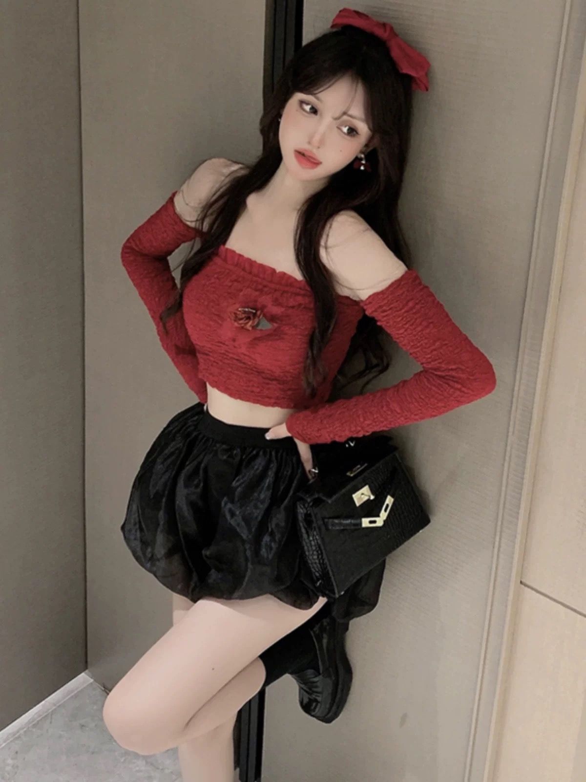 Too little too late mesh skort CS141 image