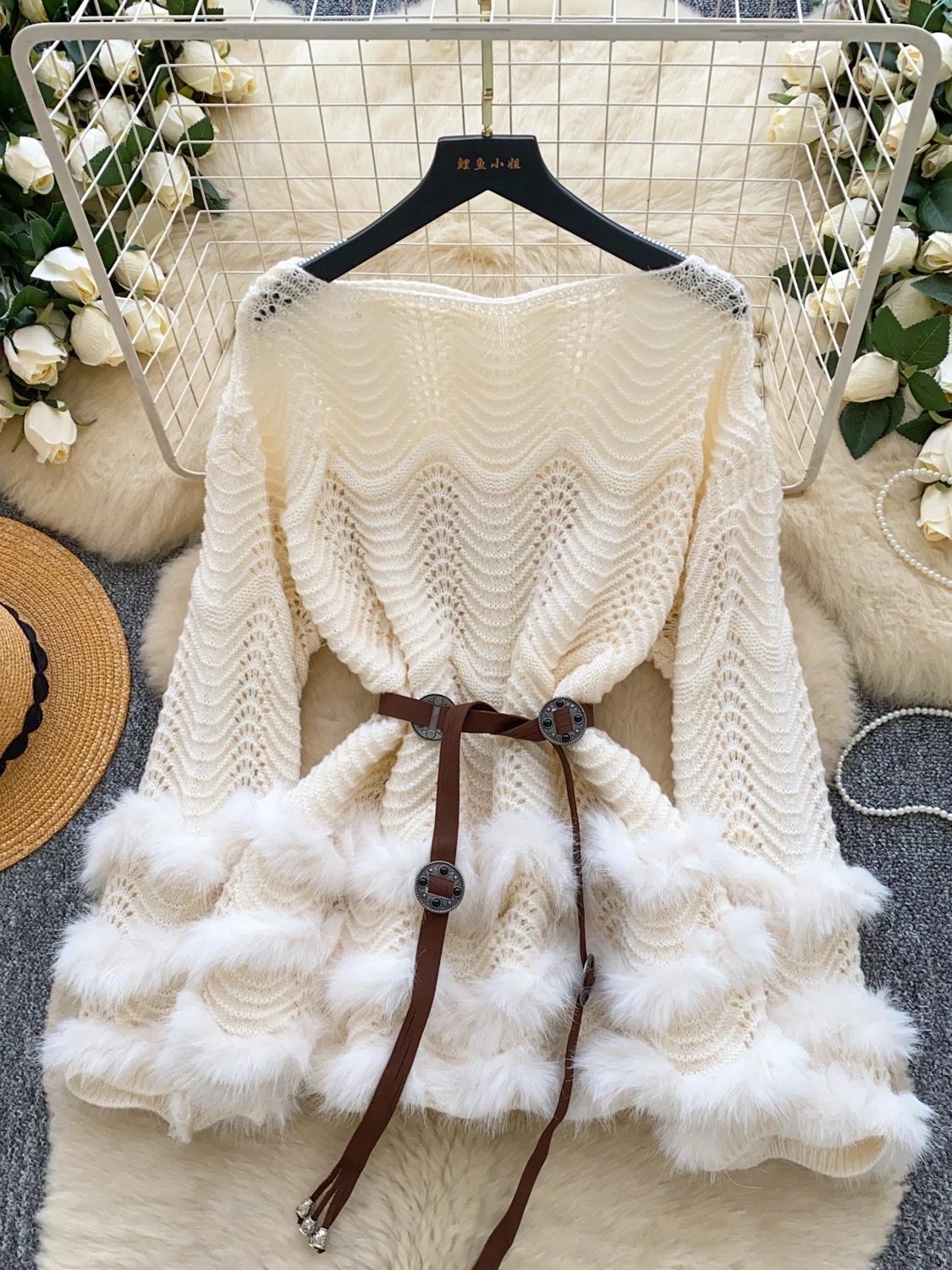 Chicago conflict knitted top KTO185 image